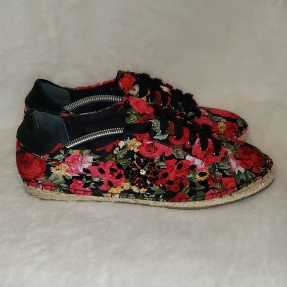 Yellow Box Enchanted floral Sneakers - Picture 1 of 8